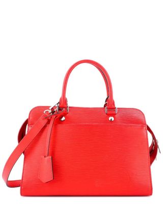 Louis Vuitton Vaneau Handbag Epi Leather MM tote bag - Rosso