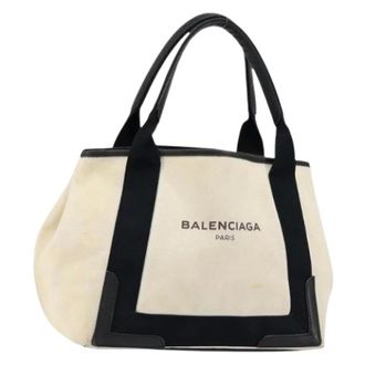 Balenciaga Pre-owned Tote Bags, female, Beige, Size: ONE SIZE Pre-owned Vintage Tote Bag