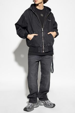 44 Label Group Jacket With Hood, Mens, Black