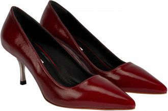 Desa Woman Classic Heels - Patent Leather, Slip-On, Stiletto Heel, Pointed Toe | Bordeaux - 39