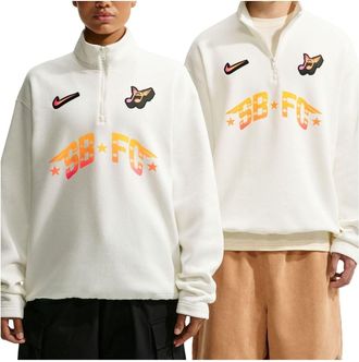 Nike SB Skate 1 2-Zip Fleece Crew-Neck Sweatshirt Sail IM5463-133