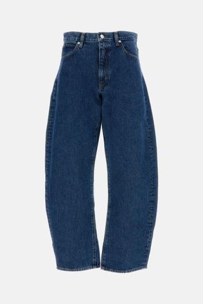 Frame Denim Blue Bubble-high Jeans
