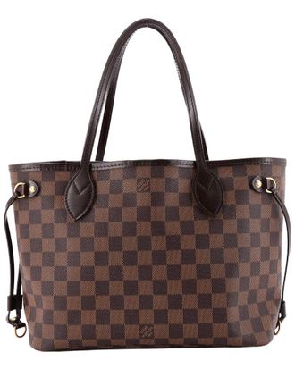 Louis Vuitton Brown Damier Neverfull Pm (Authentic Pre-Loved)