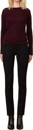Avenue Montaigne Jet Set 4-Way Stretch Pant In Black