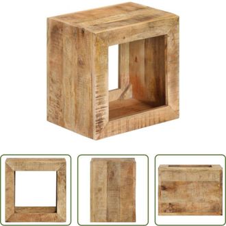 vidaXL vidaXL Sgabello in legno massello - Sgabello 40x30x40 cm in Legno Massello di Mango