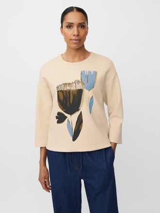 Masai MaDesvon Printed Top in Fog at Nordstrom, Size Xx-Large