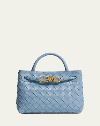 Bottega Veneta Andiamo Mini Leather Top-Handle Bag