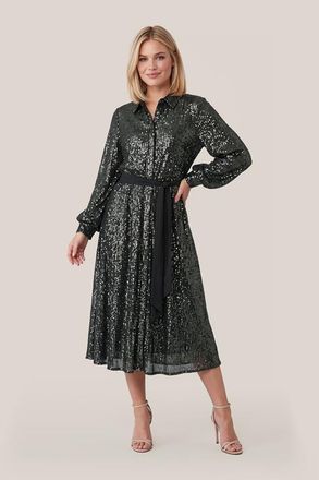 Mart Visser Kelly Jurk Donker Metallic