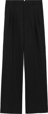 Ami Weite Hose mit niedriger Taille und zwei Falten