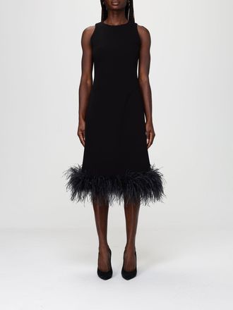 Max Mara Abito Semito Max Mara con piume