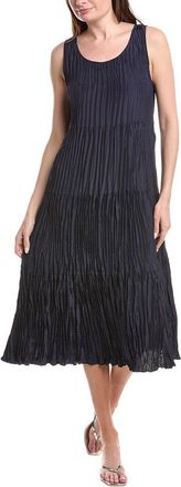 Eileen Fisher Pleated Silk Flare Dress