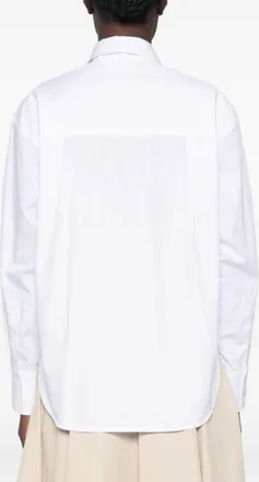 Ermanno Scervino Botanical Embroidered Shirt - White