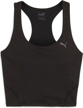 Puma Tanktop PUMA STUDIO FOUNDATION 2IN1 CROP TANK, Damen, Gr. XL, schwarz (puma schwarz), Jersey, Obermaterial: 89% Polyester, 11% Elasthan, slim fit kurz