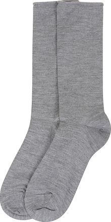 Brunello Cucinelli Gray Cashmere Womens Socks
