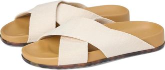 Rothy's The Weekend Slide Womens Sandals Oat : 9.5 M, Synthetic