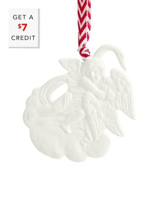 Wedgwood Christmas Ornament: Cherub Sabriel With $7 Credit