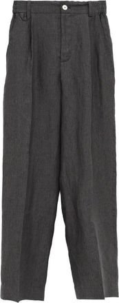 Jacquemus Pinstripe Pleated Trousers