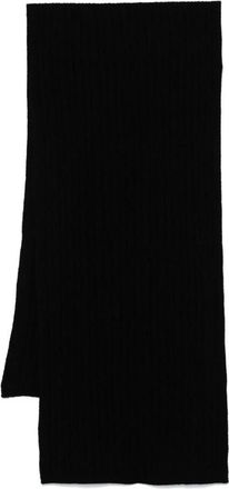 Lady Anne Accessoires, Dames, Zwart, ONE Size, Kasjmier, Kasjmier Kabel Gebreide Wrap Sjaal