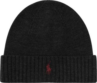Polo Ralph Lauren Gorro de invierno con vuelta - Accessories - Hombre - Gris - ONE SIZE