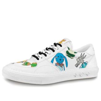 Louis Vuitton Ollie Sneakers White with Drawings 1A8Q8