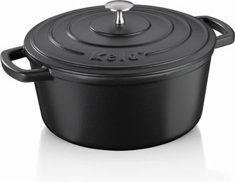 KELA Bräter »Bräter rund 26 cm« Gusseisen