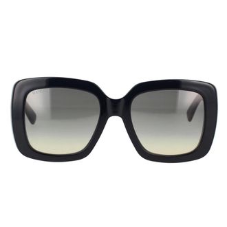 Gucci Sunglasses, female, Black, Size: 53 MM Square Sunglasses