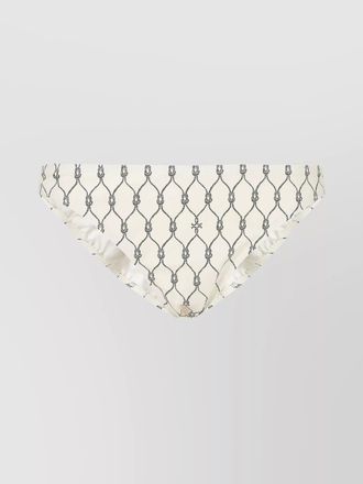 Tory Burch stretch waistband printed swim briefs