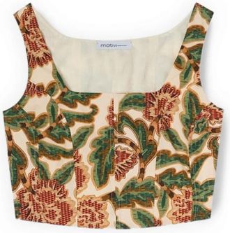 Motivi Tops, Dames, Beige, XL, Sleeveless Tops