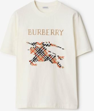 Burberry Cross Stitch EKD Cotton T-shirt