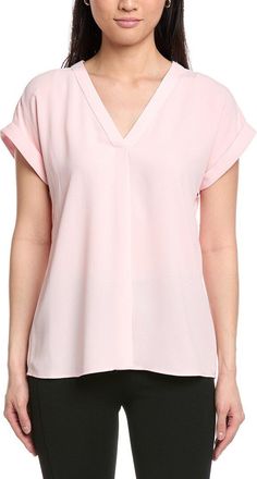 Jones New York Roll Cuff Blouse