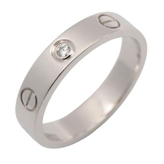 Cartier Silver Clear White Gold (18K) Band Ring (Pre-Owned)