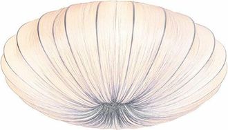 QAZQA Qazqa - Dise&ntilde;o Plaf&oacute;n De Dise&ntilde;o Gris 60 Cm 5-luces - Plu Textil /acero Redonda Adecuado Para Led Max. 5 X 40 Watt