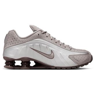 Nike Mens Shox R4 - Running Shoes Cave Stone/Cave Stone/College Grey Size 09.0