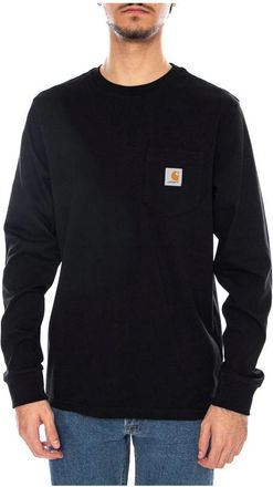 Carhartt Work in Progress L/S Pocket T-Shirt - Heren - Sweatshirts - Zwart - XL - Katoen - Hoodies & sweatvesten