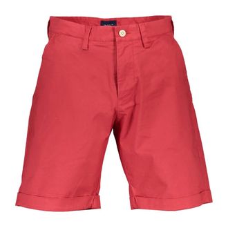 GANT Casual Shorts, male, Red, Size: W29 Red Cotton Jeans Pant