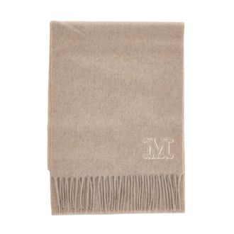 Max Mara Accessoires, Dames, Beige, ONE Size, Kasjmier, Wsdalia Scarf