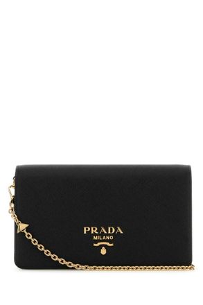 Prada Black Logo Mini Crossbody Bag