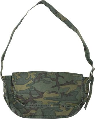Needles Bolso Reversible Estilo Peri&oacute;dico - Bags - Hombre - Verde - ONE SIZE