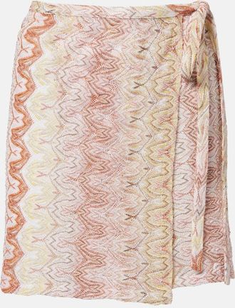 Missoni Lam&eacute; wrap skirt
