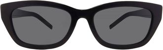 Saint Laurent Black Cat Eye Ladies Sunglasses SL M153 001 55