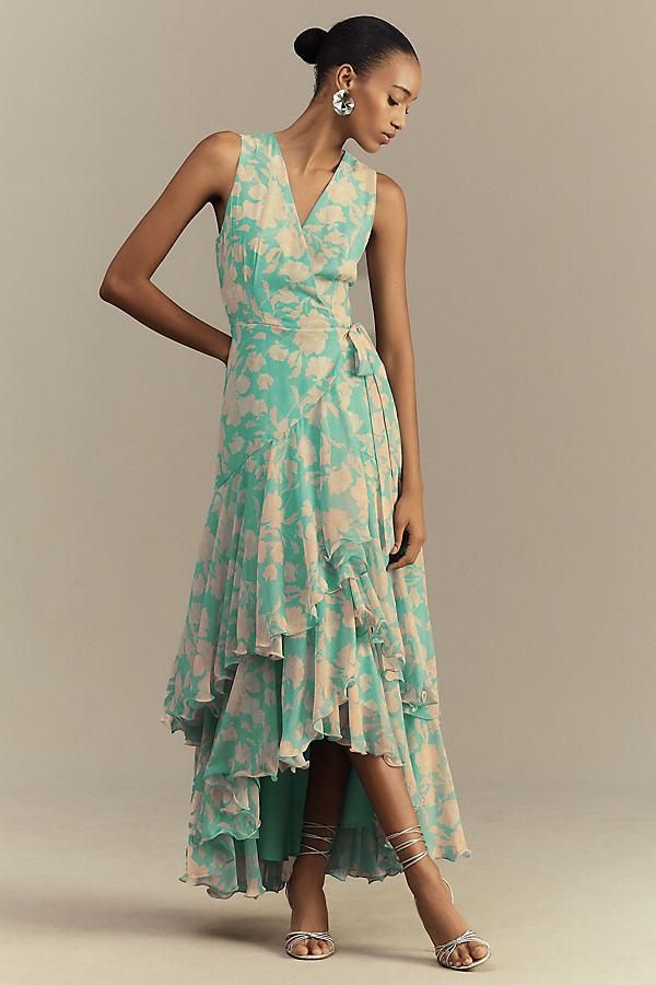dusty blue lace midi dress Iris Cotton Maxi Dress