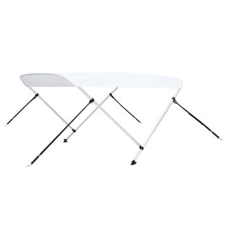 vidaXL Toldo Bimini De 2 Arcos Blanco 180x130x110 Cm Vidaxl