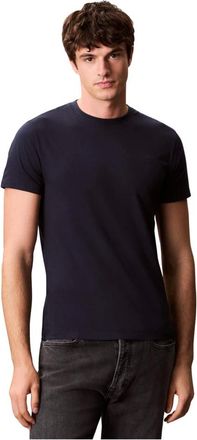 Calvin Klein Hombre, Camisetas, Azul, Talla: M
