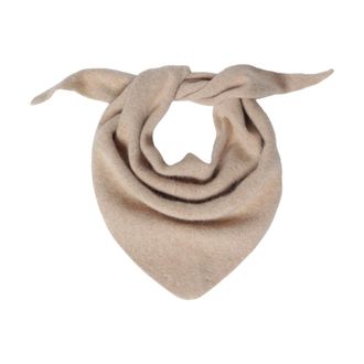 Le Bonnet Bandana Sjaal - Dames - Accessoires - Beige - Maat: ONE Size Wol