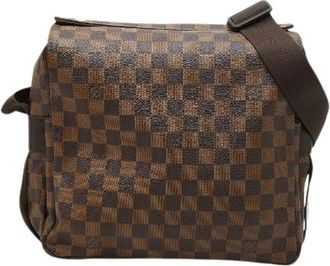Louis Vuitton Pre-owned Cross Body Bags, female, Brown, Size: ONE SIZE Pre-owned Naviglio Damier Shoulder Bag