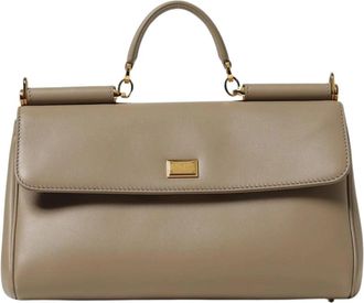 Dolce & Gabbana Top Handle Handbag - Dames - Handtassen - Beige - ONE Size - Tassen