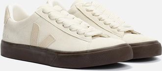 Veja Womens Veja Campo Bold Suede Womens Pierre Almond Eagle Trainers - Cream - Size: 8