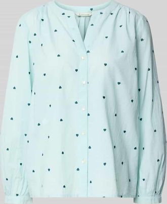 Tom Tailor Regular Fit Hemdbluse aus reiner Baumwolle in Mint, Gr&ouml;&szlig;e 34