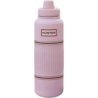 Hunter GoGrip Hydration Stainless Steel Tumbler with Carry Handle in Barely Pink at Nordstrom