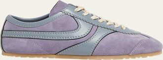 Dries Van Noten Mixed Leather Retro Runner Sneakers